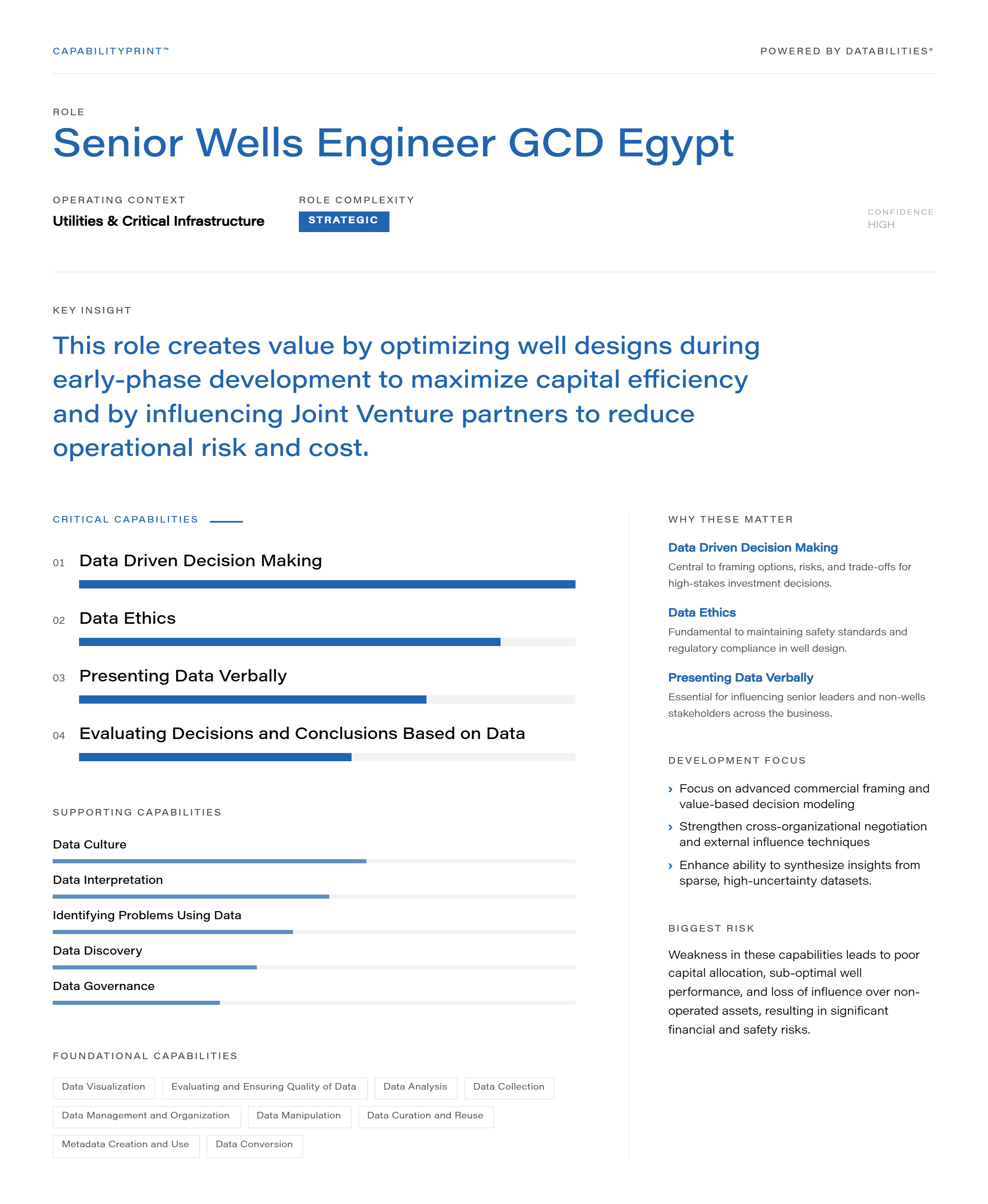 Senior Wells Engineer GCD Egypt