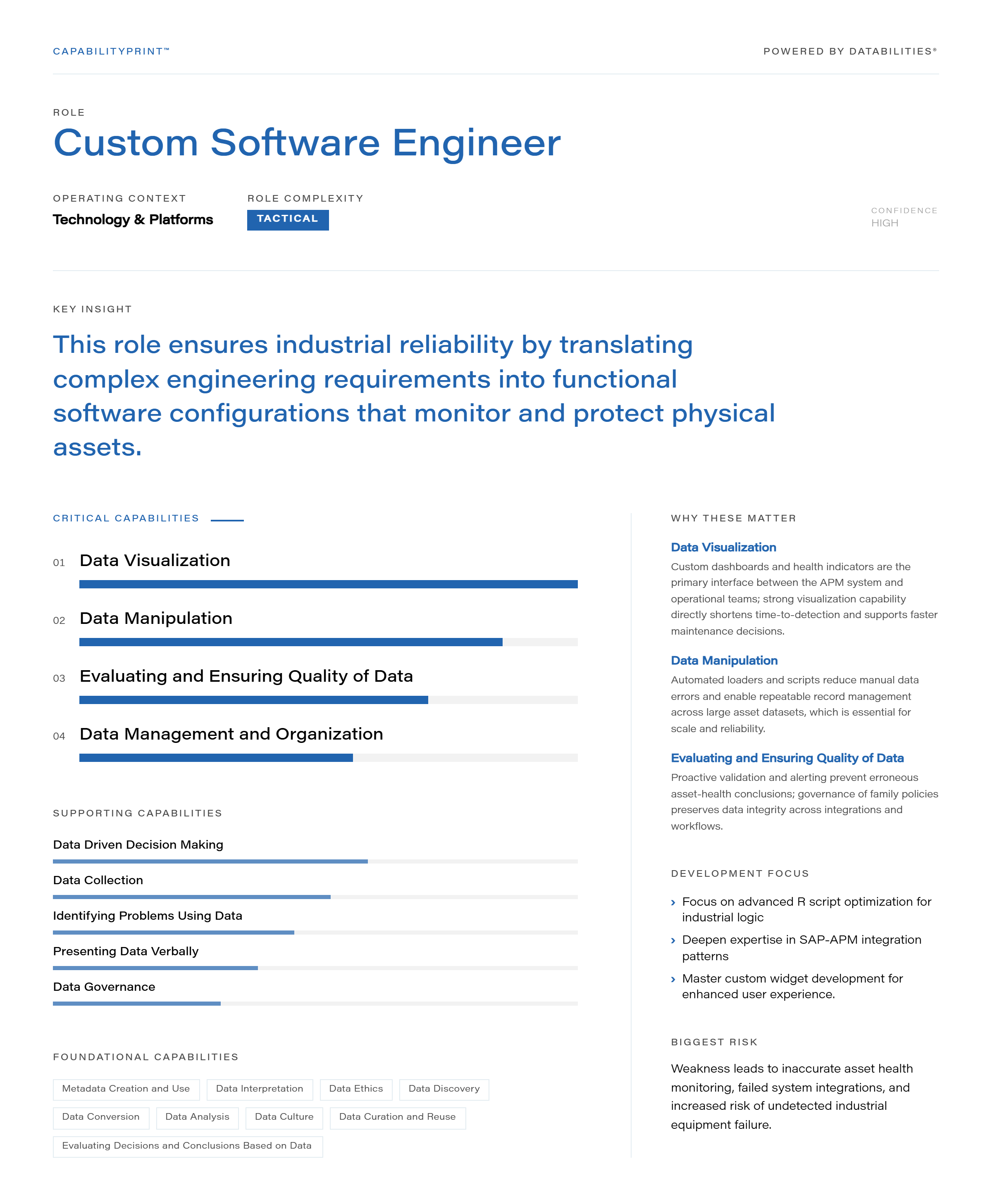 Custom Software Engineer