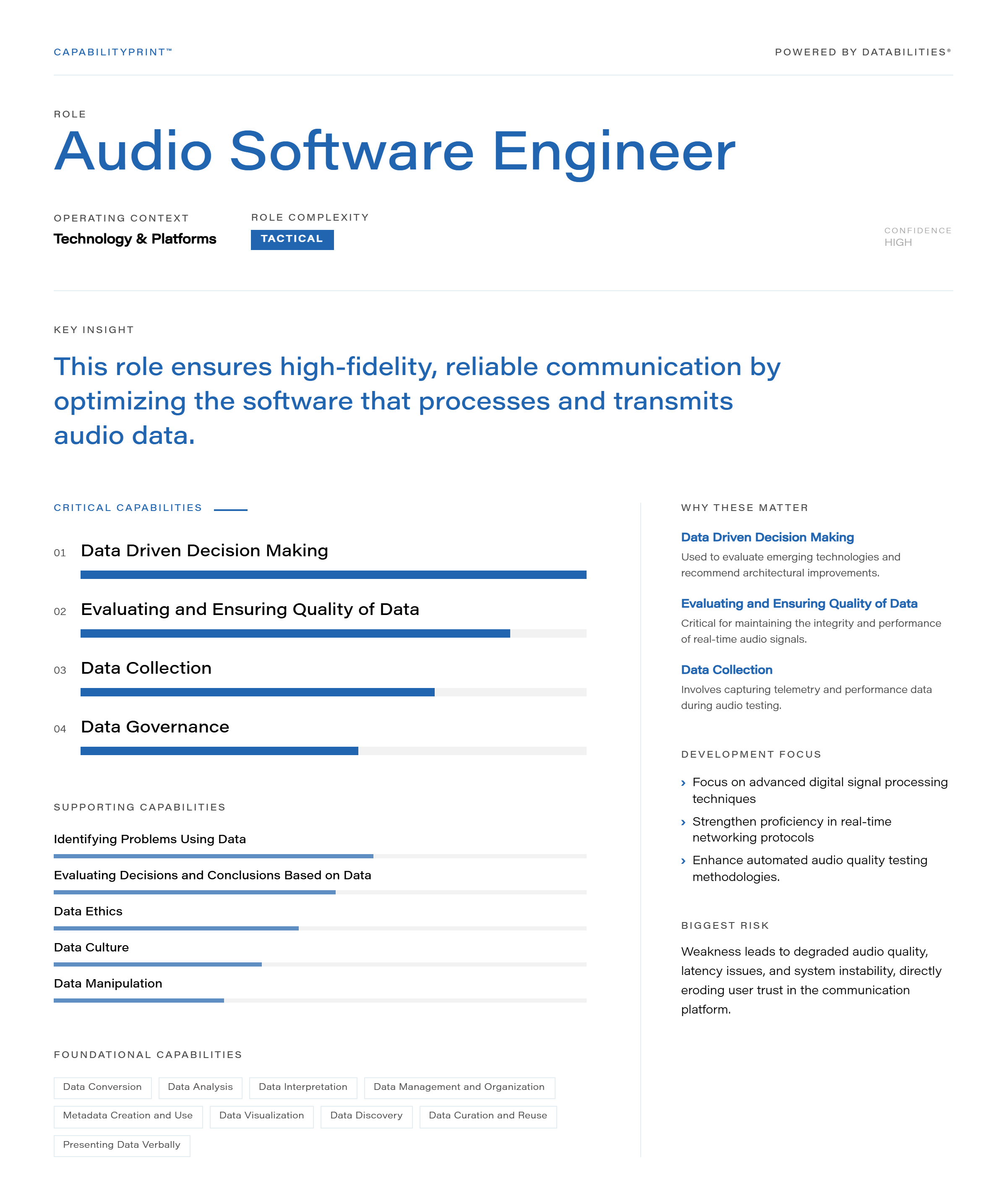 Audio Software Engineer