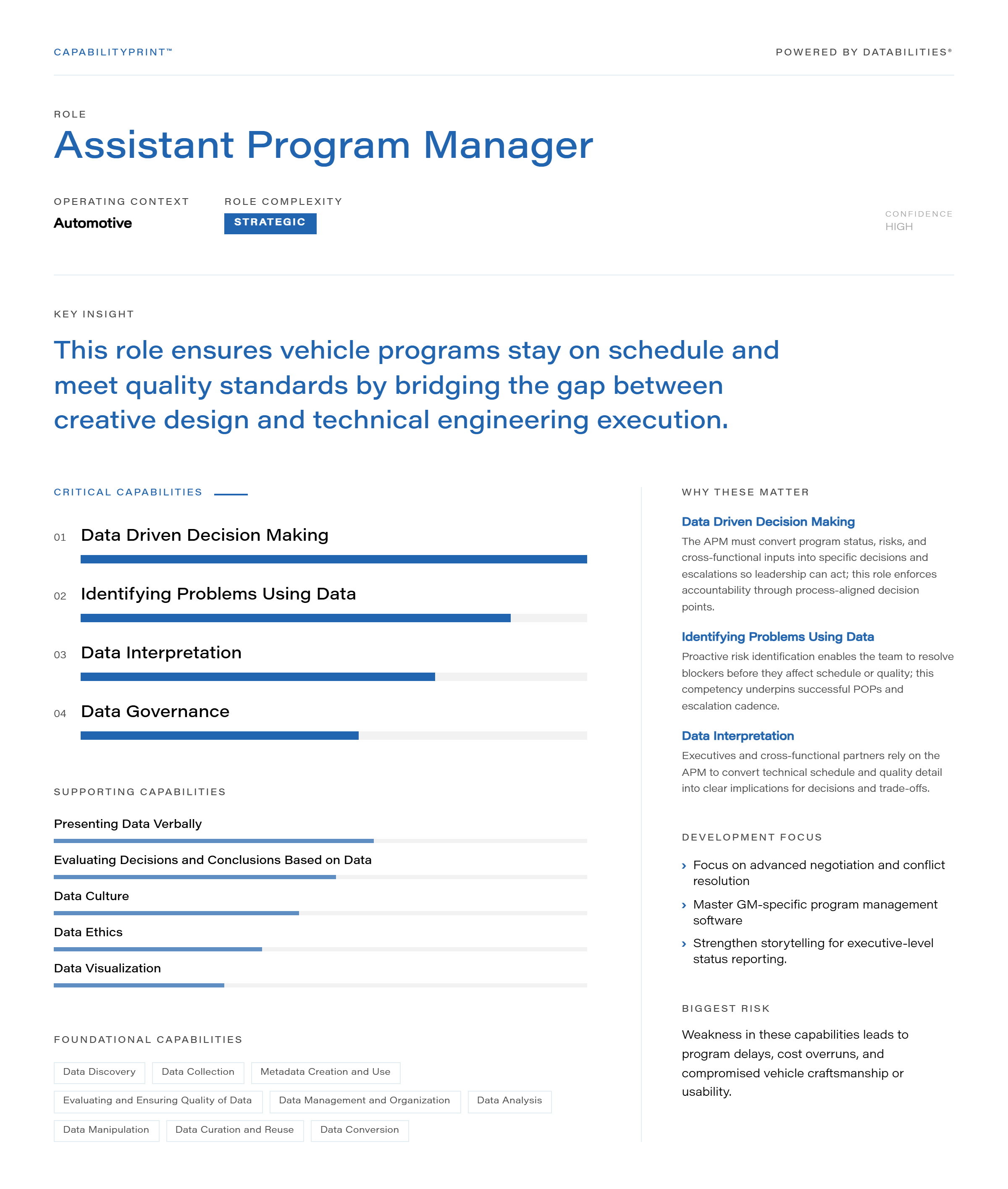 Assistant Program Manager
